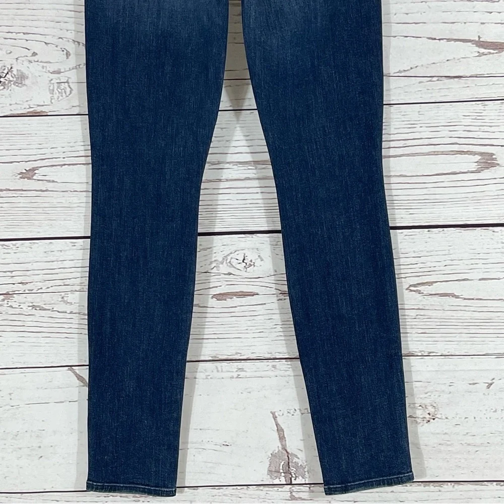 MOTHER High Waisted Looker Skinny Jeans - Teaming Up - Sz - 26